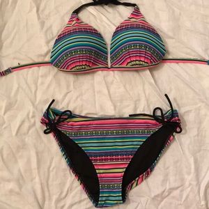 Colorful bikini set